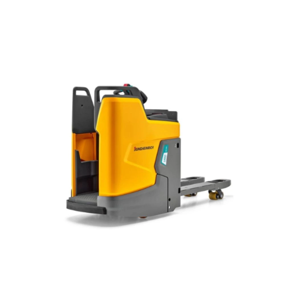 transpallet elettrico a timone con operatore