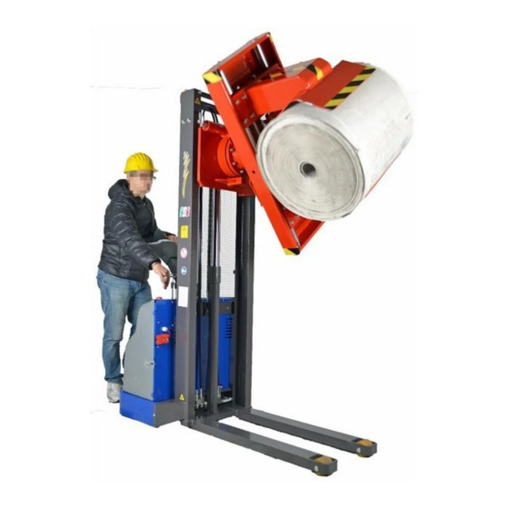 Pinza rotazione laterale bobine