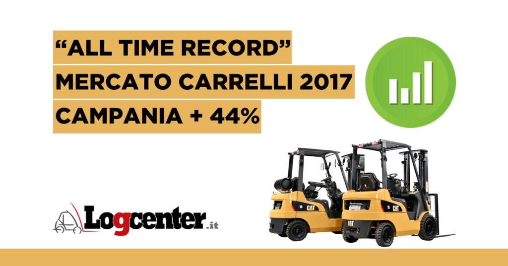 All time record nel 2017 mercato carrelli Campania al 44