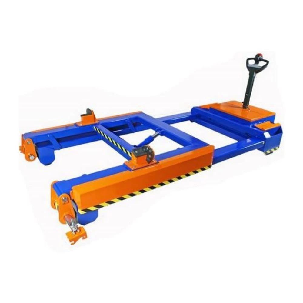Carrello Industriale per Movimentazione Sicura di Elicotteri e Componenti Aeronautici