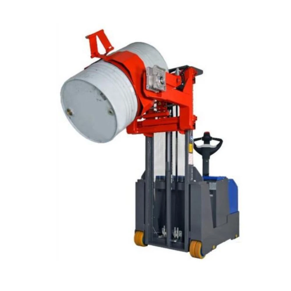 Carrello con pinza rovesciamento frontale fusti