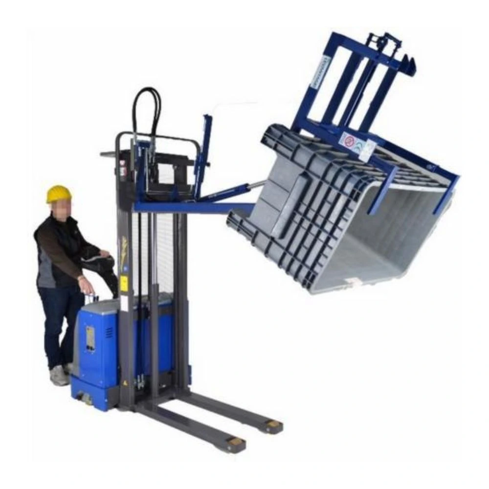 Carrello con ribalta cassoni frontale