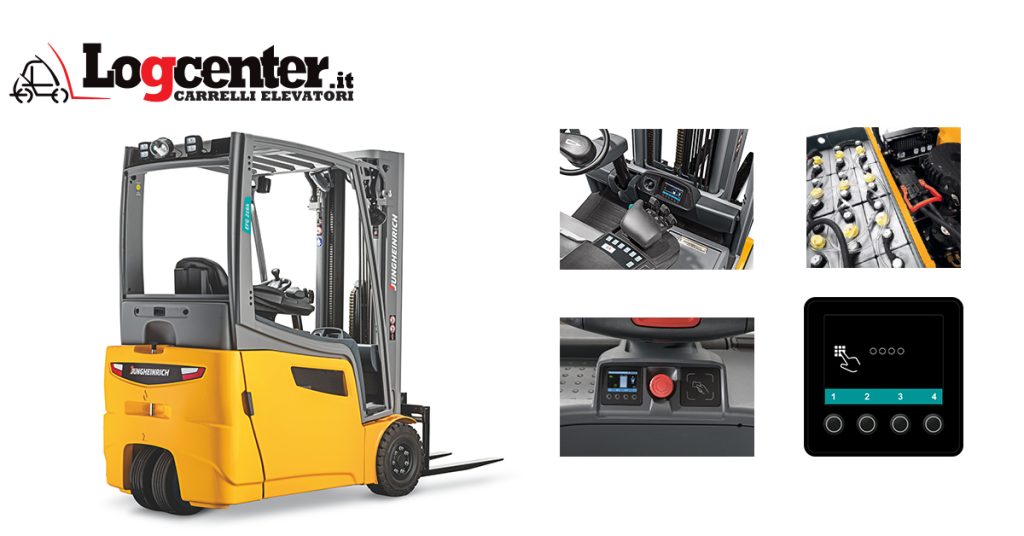 Carrello elevatore elettrico Jungheinrich EFG serie 2 e 3