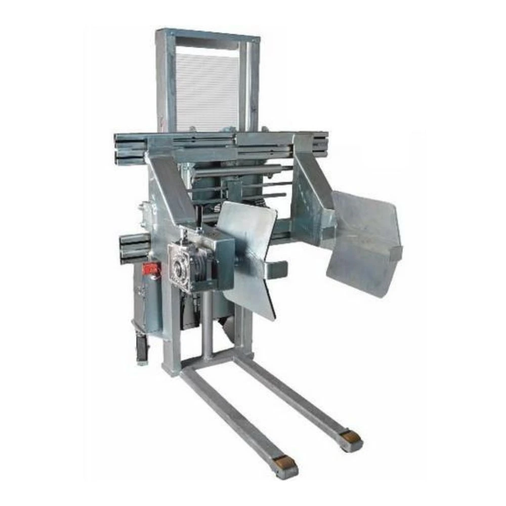 Carrello zincato con pinza rotante