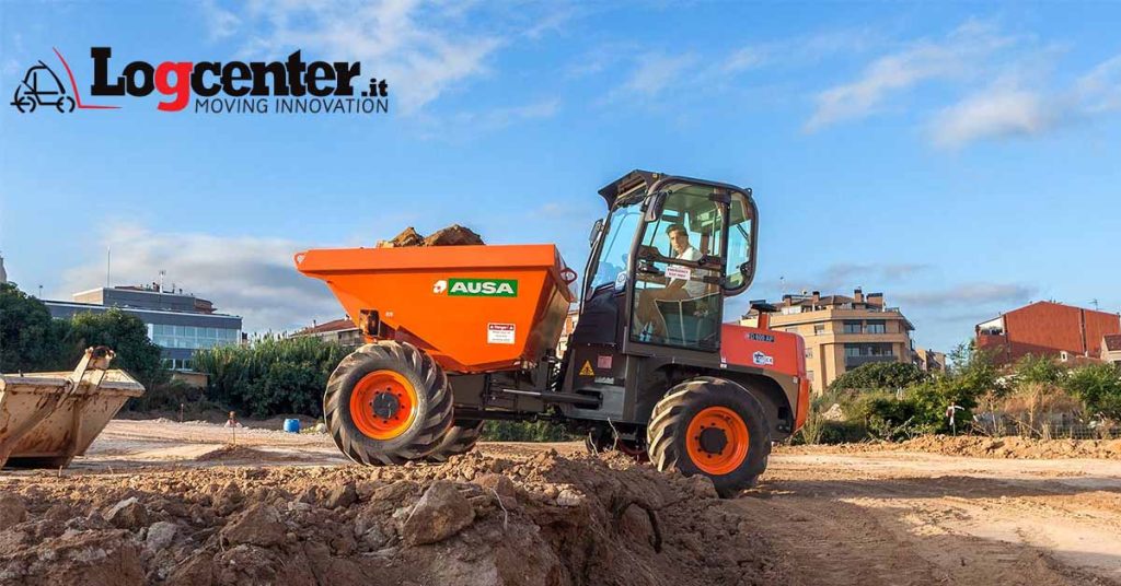 Dumper articolato da 6000 kg potente, efficiente e sicuro