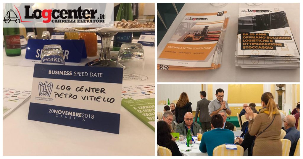 Logcenter presente al business speed date di Confindustria Caserta
