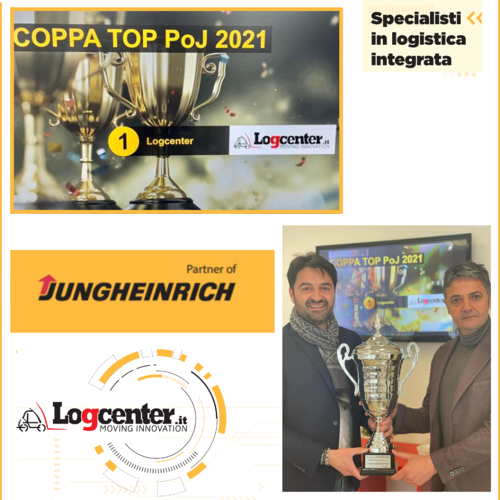 Logcenter riceve il premio Top Partner 2021 di Jungheinrich