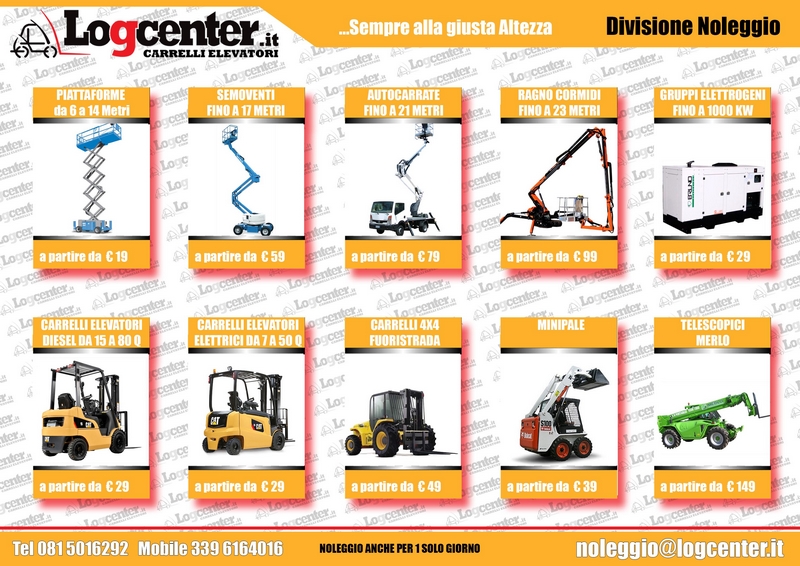 Offerta promozionale sezione noleggio