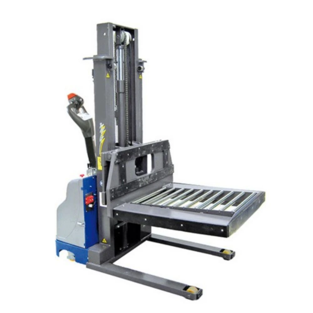 Pianale industriale con rulliera integrata