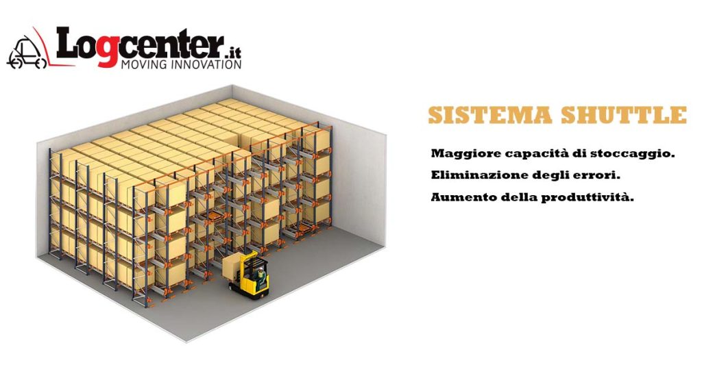 Sistema a shuttle riduzione dei costi e aumento della produttività