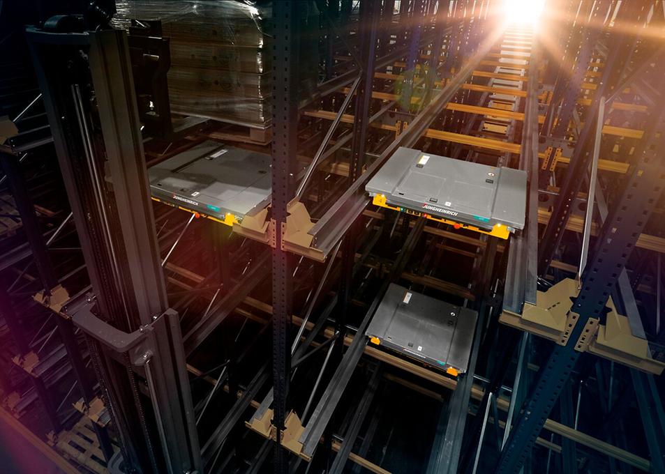 Sistema di stoccaggio a shuttle più spazio ed efficienza per il tuo magazzino