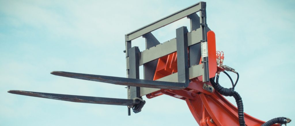 Carrello elevatore al caldo